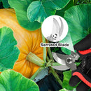 4 Pack Garden Shears Scissors,Pruning Shears, pruning shears for gardening Stainless Steel Blades, Gardening Clippers Hand Pruner With a Gardening Gloves((Red Yellow Blue Orange) | 4PCS — 6
