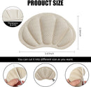 Adullpony Non-Slip Tongue Pads - Shoe Fillers for Too Big Shoes Women & Men - 4 Pairs Heel Grips Inserts for Boots, High Heels, Sneakers — 2