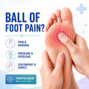 Orthopedic Metatarsal Pads,Ball of Foot Cushion with Gel Pad for Women and Men, Foot Pads for Ball Pain Relief, Morton's Neuroma, Metatarsalgia Support. (Gray, Middle:Women(7-9)/MEM(5-7)) 2