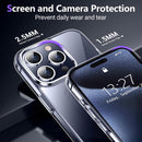Temdan Designed for iPhone 15 Pro Max Case Clear, [Crystal Clear][Anti-Yellowing][Military-Grade Drop Protection] Slim Shockproof Protective Cover Phone Case for iPhone 15 Pro Max 6.7" — 5