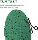 CCSOFTIME Insoles for Men and Women Replacement Shoe Inserts for Comfort Shock Absorption Breathable Shoe Liners for Running Walking, Hiking, Working, Trim to Fit Black W12-15/M10-13 — 4