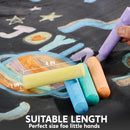 JOYIN 60 PCS Sidewalk Chalk Set (10 colors), Non-Toxic Washable Outdoor Jumbo Chalk Set for Painting on Chalkboard, Art Play and Playground Toy — 6