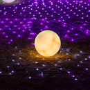LJLNION Christmas Net Lights, 360 LED 12ft x 5ft Connectable Christmas Mesh Fairy String Lights,8 Modes Low Voltage Safe Adaptor for Xmas Trees, Bushes, Wedding, Outdoor Garden Decorations, Purple — 5