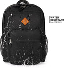 ZORFIN 26L Black Backpack for College, and Travel: Water Resistant Bookbag | 16.5 Inch — 7