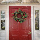 National Tree Company 24in Pre-Lit Scotch Creek Fir Christmas Wreath — 2