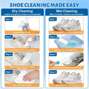 Jevvu Shoe Cleaner, Sneaker Cleaner Foam for Removing Stains and Dirt, Shoe Cleaning Kit for White Shoes — 6