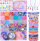 AIPRIDY 3200 Pieces Girls Toys Bracelet Making Kit, Unicorn/Mermaid Clay Beads Jewelry Activity Kit, DIY Crafts… — 8