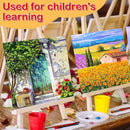 ESRICH 6x6 Canvas for Painting, 24 Pack Canvas Boards Cotton Painting Canvas Primed Acid Free Small Blank Canvases Panels for Oil Paint, Watercolor, Acrylic Paint, Gouache, Tempera. | 6x6in — 5