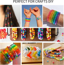 5 Boxes Bracelet Making Kit Pony Beads, 96 Colors Kandi Beads for Bracelets — 6