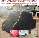 StarknightMT Heavy Duty UTV Cover 4 Seater Waterproof 420D Oxford Windproof — 3
