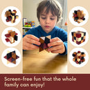 Wooden Brain Teaser Puzzles 6 Pack - 3D Brain Teasers for Adults & Kids - Educational and Fun Gift Ideas - Mind Puzzles — 4