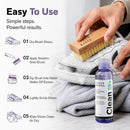 Jason Markk Essential Kit, Shoe Cleaner, 2-Piece Set, Deep Cleaning Solution & Durables Brush, Sneaker Care, Ideal for Footwear, Safe for Midsoles, Full-Grain Leather, Rubber, Plastic, and More, 4oz — 3