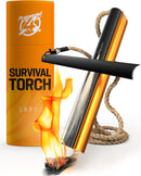 PREPARED4X Fire Starter Survival Tool - All-in-One Flint and Steel Fire Starter Kit - Ferro Rod Fire Starter with 36" Waterproof Tinder Wick Rope and Steel Fire Striker - Patented Firestarter — 1