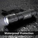 Lepro LED White Light Flashlight, High Lumens Waterproof Adjustable Focus — 4