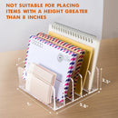 BEYGORM Acrylic Mail Holder, 5 Compartments Multifunction Desk Organizer — 6