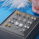 12 Styles 600 Pcs Earring Backs for Studs, Clear Plastic Earrings Hypoallergenic Metal Rubber Silicone Earring Backs… — 2