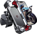 JOYROOM Motorcycle Phone Mount, [1s Auto Lock][100mph Military Anti-Shake] Bike Phone Holder for Bicycle, [10s Quick Install] Handlebar Phone Mount, Compatible with iPhone, Samsung, All Cell Phone — 1