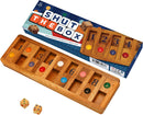 BSIRI Classic Shut The Box Game Wooden 12 Numbers with Math Lover Player Wood Box of Brain Teaser Puzzles Single Player Original Wood Dice and Close flip Number Board Games Adults Travel Mini Size — 1