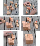 TOWO Large Wooden Soma Cube Puzzle, IQ Logic Brain Teaser Toy — 4