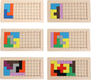 TOWO Wooden Pentomino Puzzle Game, Tangram Math Blocks for Kids — 4