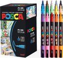 posca Paint Markers, 3M Fine Point Acrylic Paint Pens with Reversible Tips, Art Supplies For Gifts, Decorations Fabric, Metal, Glass, Wood and Canvas, Set of 15 — 1