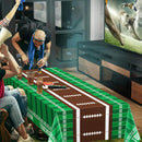OHOME 2 Pack Super Game Bowl Party Decorations 2027 - Football Party Decorations | Football Tablecloth - Football Supplies Favors Decor Accessories for Birthday Banner Backdrop,54" X 108" | White and Green — 6