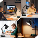 LED Desk Lamp for Home Office with Wireless Charger, Black — 8