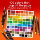 ARTISTRO 100 Acrylic Dual-Tip Glass Marker Pens for Wine Glasses — 3