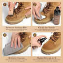 Suede & Nubuck Care Kit – 5-Piece Set Suede Cleaning Kit Protect & Restore Shoe, Boots, Uggs, Jackets, Handbag | Brown — 5