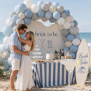 Dusty Blue Balloons, 60 PCS 12 Inch Fog Slate Pastel Blue White Sand Cream Beige Gray Latex Balloon for Baby Boy Shower Bridal Shower Wedding Bachelorette Gender Reveal Birthday Party Decorations — 6