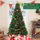6ft Artificial Christmas Tree, Xmas Tree with 1,000 Branch Tips, Arbol de Navidad with Fold-Able Base Stand, Premium North Valley Spruce for Home, Office, Shop Decoration — 5