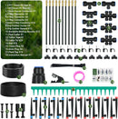 100FT Drip Irrigation Kit with 30 Emitters, 3 Spray Types, Push-Fit System — 8