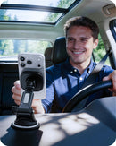 APPS2Car Magnetic Phone Mount for Car, Dashboard & Windshield Suction Cup | Black-Magsafe photo 2