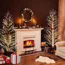 6FT Lighted Birch Tree with 1300 LED Lights, Twinkle Light Brown Christmas Tree with Timer IP44 Waterproof for Indoor Outdoor Festival Wedding Party Christmas Decorations — 8