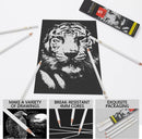 MARKART Professional White Charcoal Pencils Set, 5 Pieces — 4