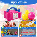 PCFING Balloon Pump Electric with Dual Nozzle & Balloon Tie Tool | Small — 3