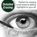 Faber-Castell 185610 - Eraser Pen Precision Eraser Pen, Includes Refill Eraser, for Professionals and Hobby Artists, White — 5