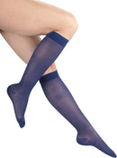Truform Sheer Compression Stockings, 15-20 mmHg, Women's Knee High Length, 20 Denier, Purple, Small | Small (1 Pair) — 5