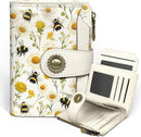 Icycay Cat Small Wallet Women RFID Blocking Bifold Cute Credit Card Holder - Bee — 1