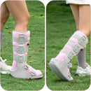 Jewlri Tall Walking Boot for Broken Foot, Air Cam Walker Boot, M - Pink-Tall — 8