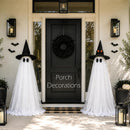 2Packs Halloween Decorations Outdoor,Halloweens Party Decoration Indoor,Spooky Ghost with Remote Control String Lights,Halloween-Ghost Lights for Porches Yards Gardens Lawn | Large ghost — 7