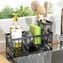 Cisily Sink Caddy Sponge Holder for Kitchen with Brush Holder and Stainless Steel Self Drain Tray, Rustproof Kitchen… — 1
