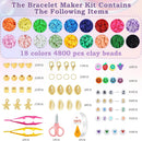 OHOME Stocking Stuffers - 5300 Clay Beads Bracelet Making Kit — 3