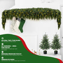 Artificial Christmas Garland (2, 6FT with 30 Lights) — 6