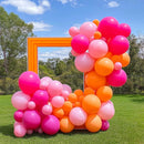 RUBFAC 135pcs Orange Balloons Different Sizes 18 12 10 5 Inches, Burnt Orange Fall Balloon Arch Kit Garland for Halloween Party Thanksgiving Baby Shower Birthday Decoration — 6