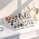 4 Set White Wood Tiered Riser Display Stands for Vendor Events,Stackable Wooden Cupcake Stand,Farmhouse Decor Wood Dessert Table Display Set,Vendor Booth Display Items,Food Display Risers for Party | 4 PACK — 4