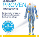 Dr. Scholl’s Clinical Strength 12-Hour Pain Relief Liquid Roll-On, 3 oz - 4% Lidocaine for Powerful Numbing, Instant Cooling Pain Relief with Menthol, Added Urea, Use on Hands, Feet, Neck, Back & Legs — 3