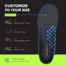 Superfeet Run Cushion Medium Arch Insoles for Runners with Medium Arch Support & Adaptive Comfort Technology - 9.5-11 Men / 10.5-12 Women - Blue — 7
