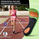 Bacophy Kids Orthotic Arch Support Insoles, Plantar Fasciitis Cushioning Shoe Inserts, Shock Absorption Velvet Surfaces Deep Heel Cup Chinldren Inner Soles for Flat Feet (24.5cm) - Green — 5