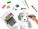 June Gold 6 Gray Kneaded Erasers, Moldable for Graphite, Charcoal & More | Medium — 5